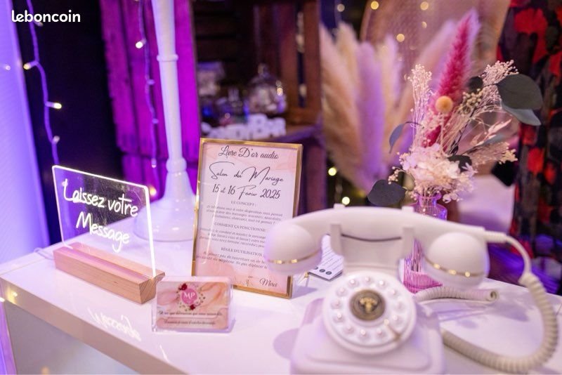 Livre d'Or Audio — Sunshine Events, animation pour mariages, anniversaires et soirées d'entreprise en Île-de-France